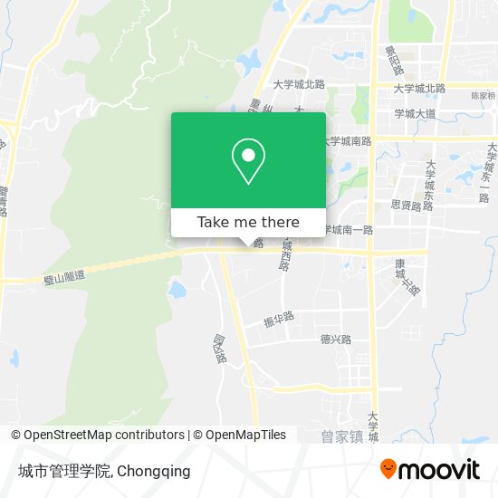 城市管理学院 map
