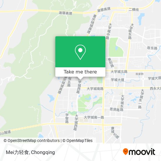 Mei力轻食 map