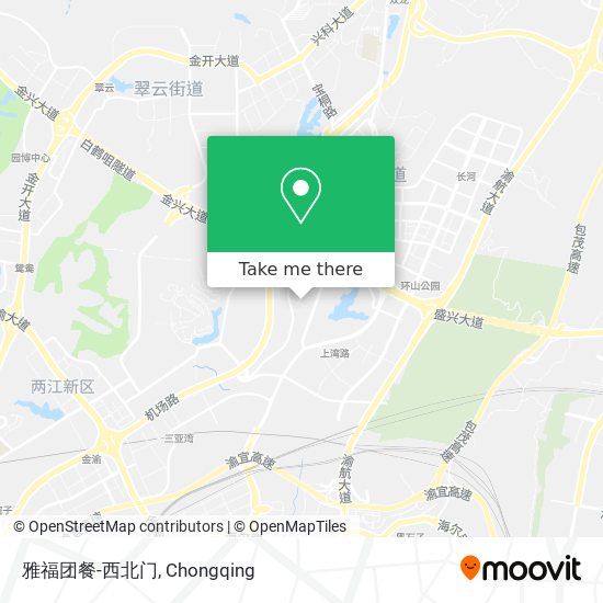 雅福团餐-西北门 map