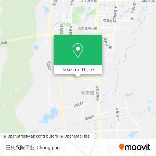 重庆兴陈工业 map