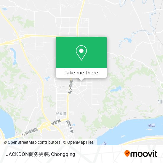 JACKDON商务男装 map
