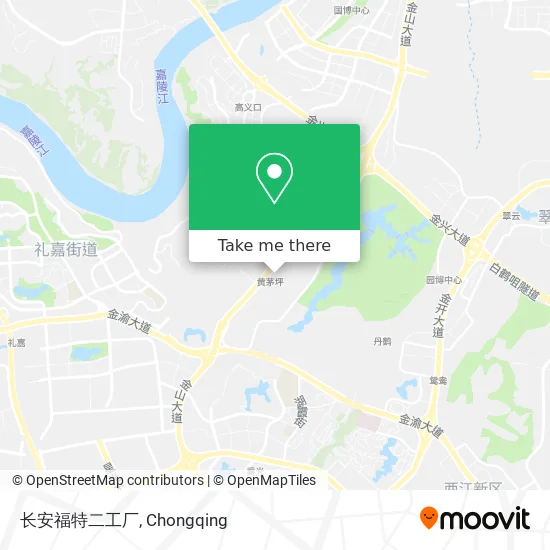 长安福特二工厂 map