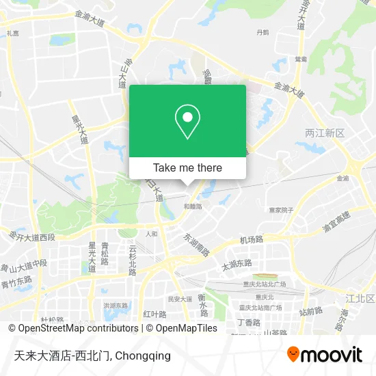 天来大酒店-西北门 map