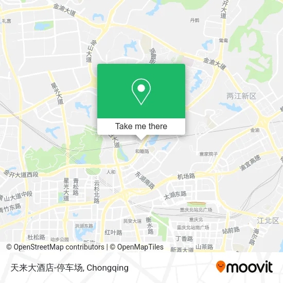 天来大酒店-停车场 map