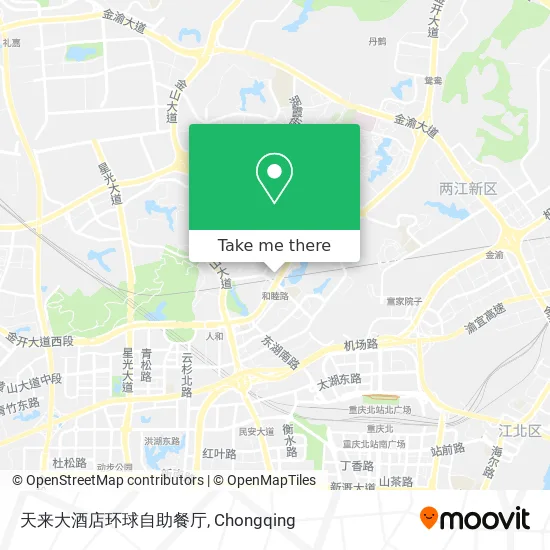 天来大酒店环球自助餐厅 map