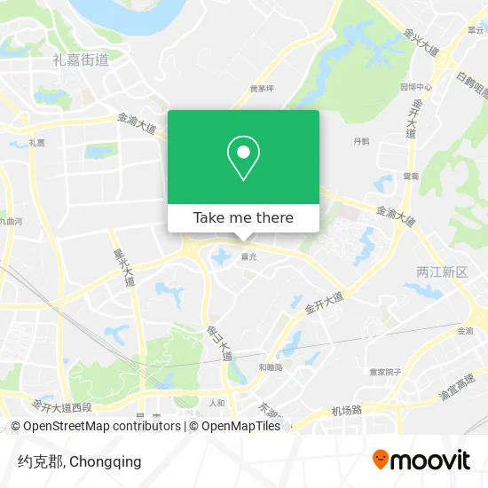 约克郡 map