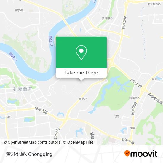 黄环北路 map