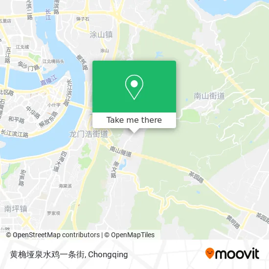 黄桷垭泉水鸡一条街 map
