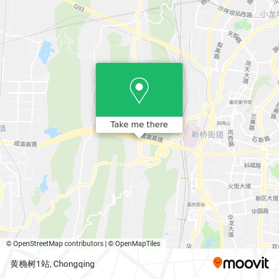 黄桷树1站 map