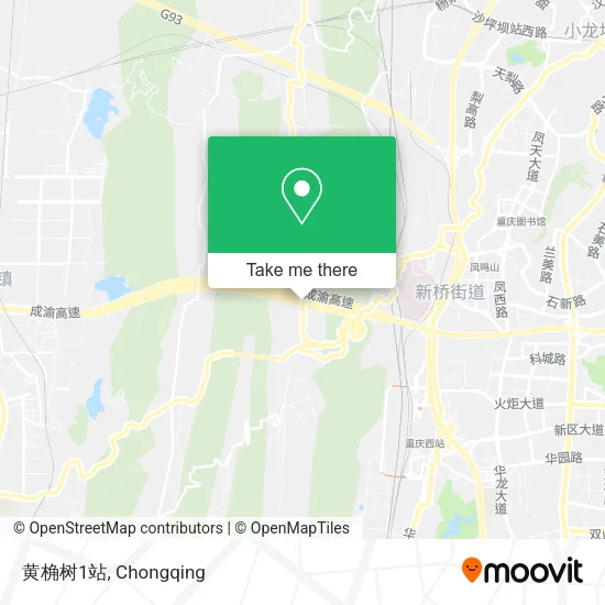 黄桷树1站 map