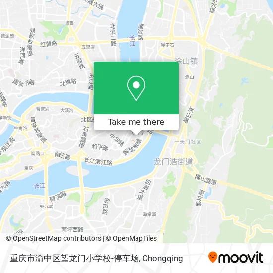 重庆市渝中区望龙门小学校-停车场 map
