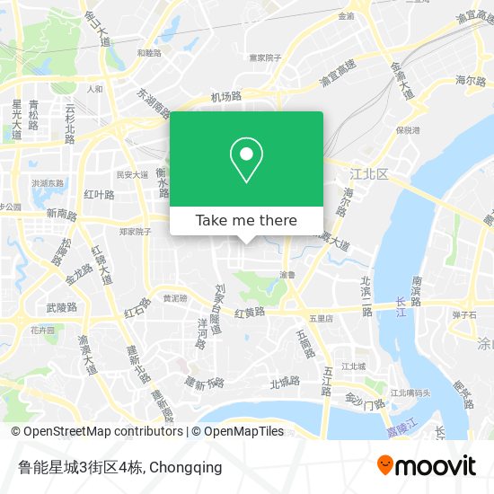 鲁能星城3街区4栋 map