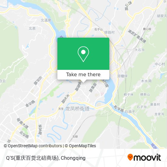Q'S(重庆百货北碚商场) map