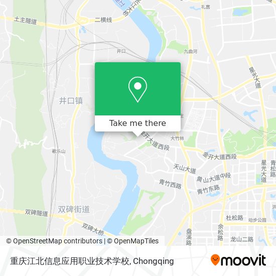 重庆江北信息应用职业技术学校 map