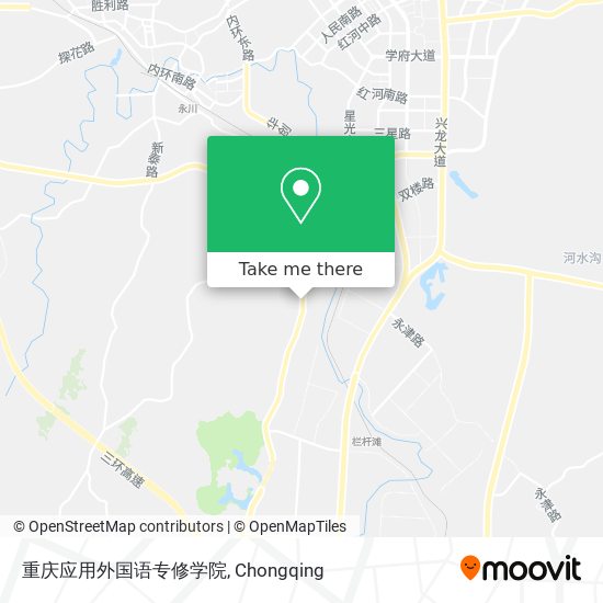 重庆应用外国语专修学院 map