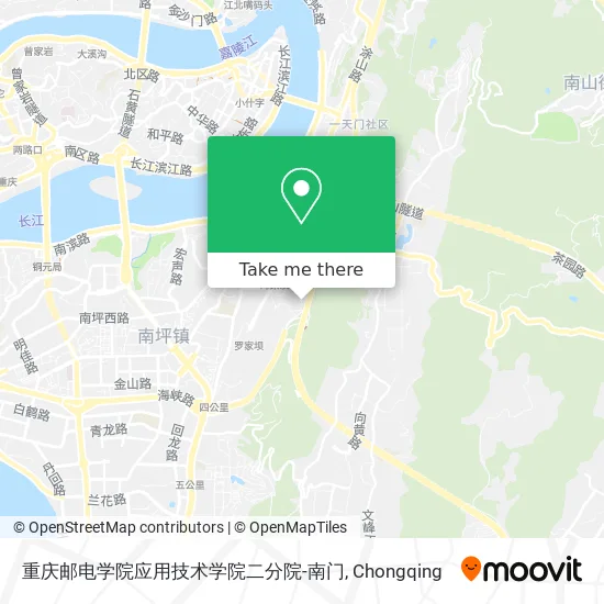 重庆邮电学院应用技术学院二分院-南门 map