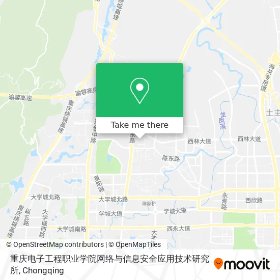 重庆电子工程职业学院网络与信息安全应用技术研究所 map