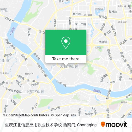 重庆江北信息应用职业技术学校-西南门 map