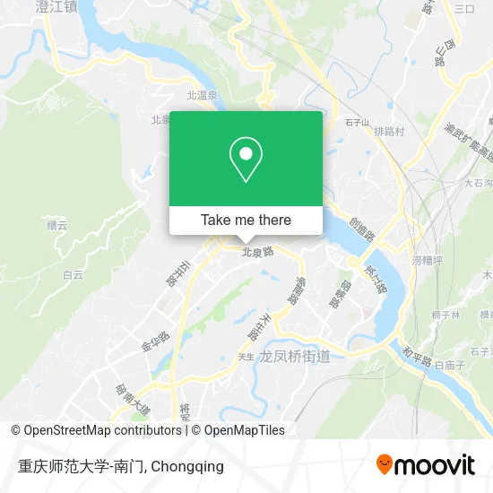 重庆师范大学-南门 map