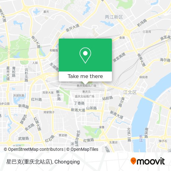 星巴克(重庆北站店) map