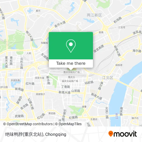 绝味鸭脖(重庆北站) map