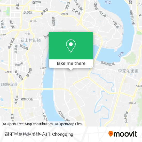 融汇半岛格林美地-东门 map