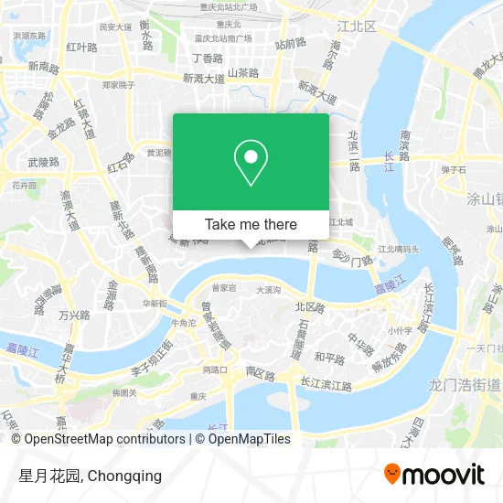 星月花园 map