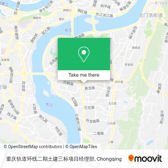 重庆轨道环线二期土建三标项目经理部 map