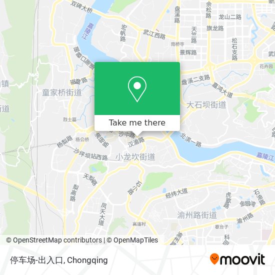 停车场-出入口 map
