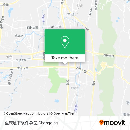 重庆足下软件学院 map