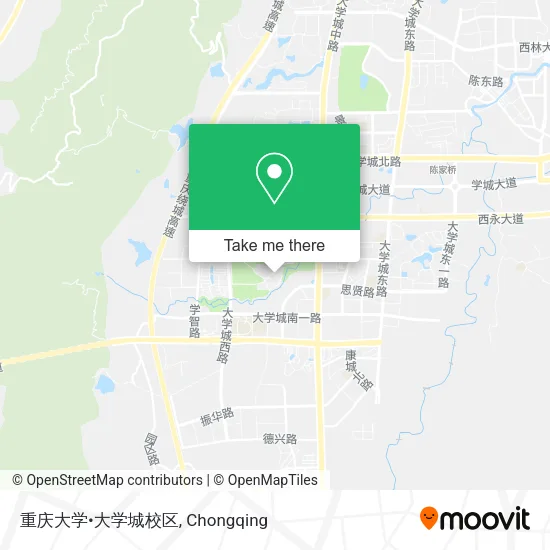 重庆大学•大学城校区 map