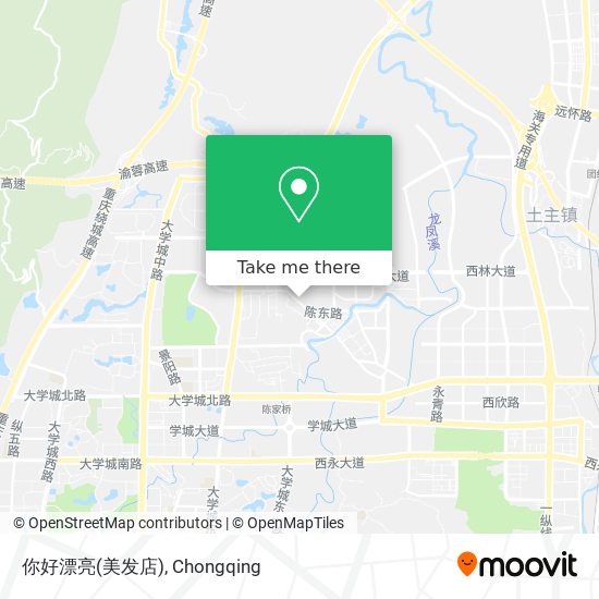 你好漂亮(美发店) map