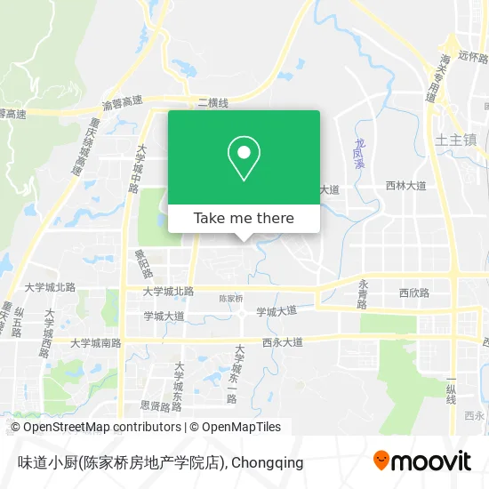 味道小厨(陈家桥房地产学院店) map