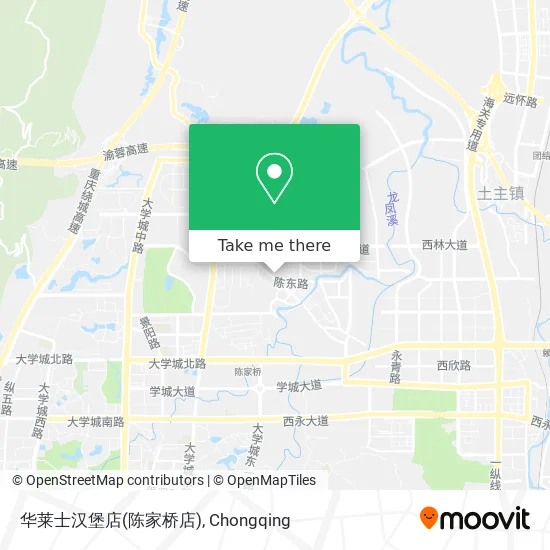 华莱士汉堡店(陈家桥店) map