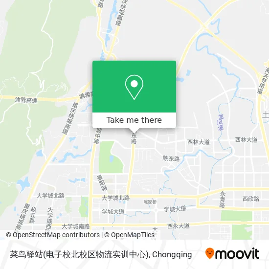 菜鸟驿站(电子校北校区物流实训中心) map