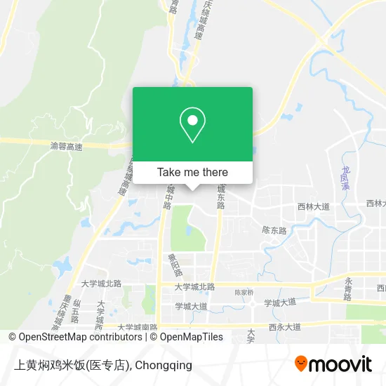 上黄焖鸡米饭(医专店) map