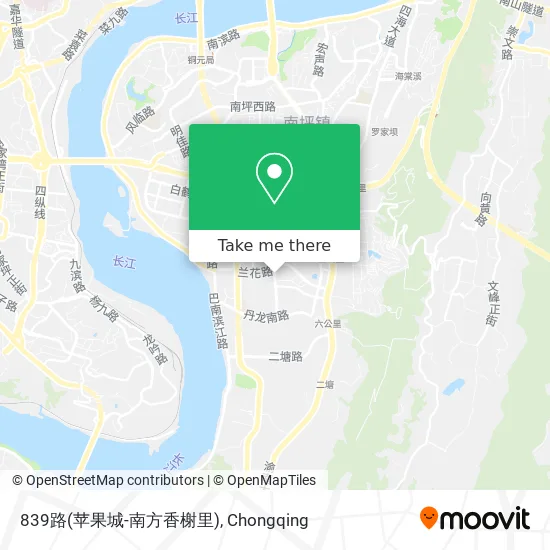 839路(苹果城-南方香榭里) map