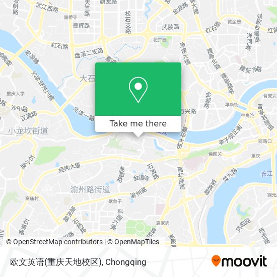 欧文英语(重庆天地校区) map