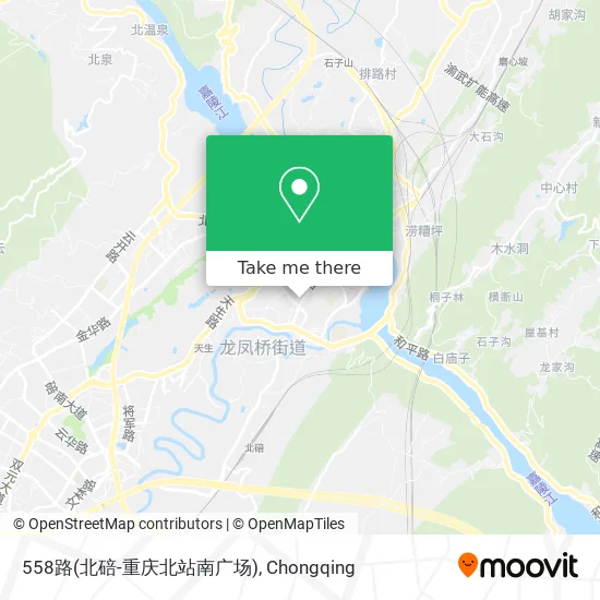 558路(北碚-重庆北站南广场) map