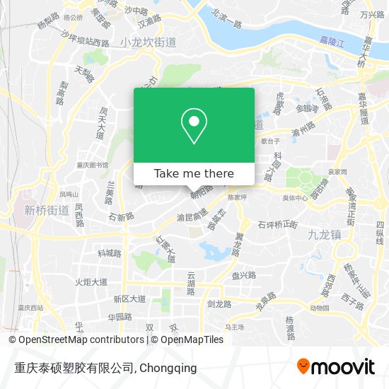 重庆泰硕塑胶有限公司 map