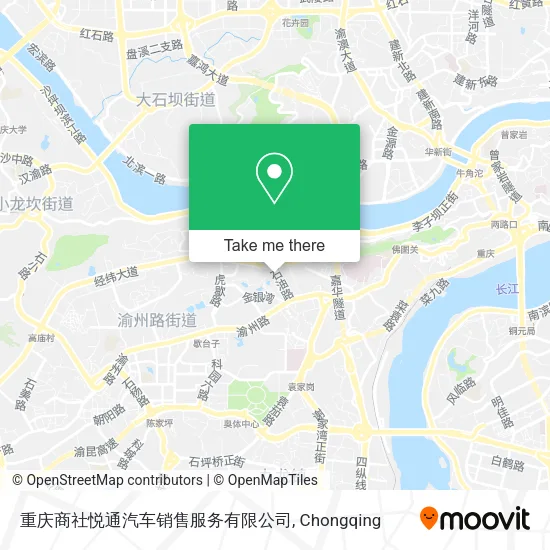 重庆商社悦通汽车销售服务有限公司 map