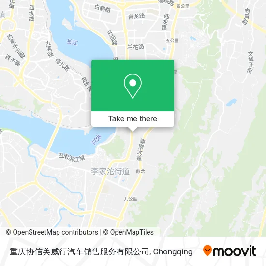 重庆协信美威行汽车销售服务有限公司 map