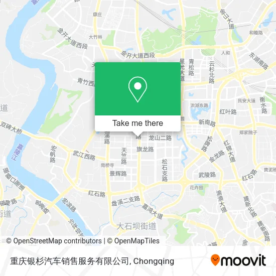重庆银杉汽车销售服务有限公司 map