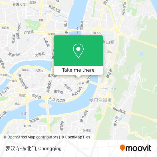 罗汉寺-东北门 map