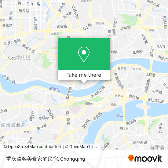 重庆路客美食家的民宿 map