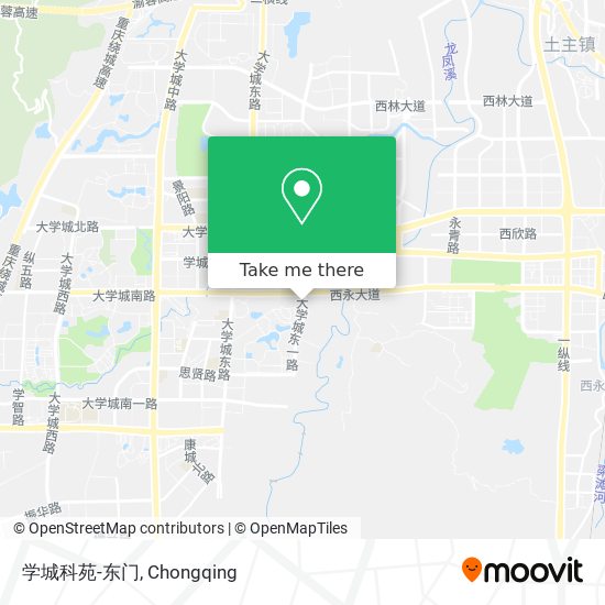 学城科苑-东门 map