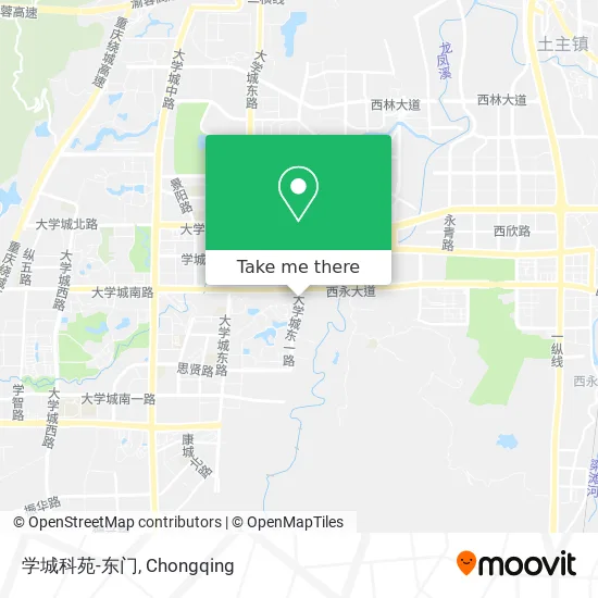 学城科苑-东门 map