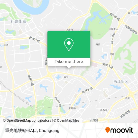 重光地铁站-4A口 map