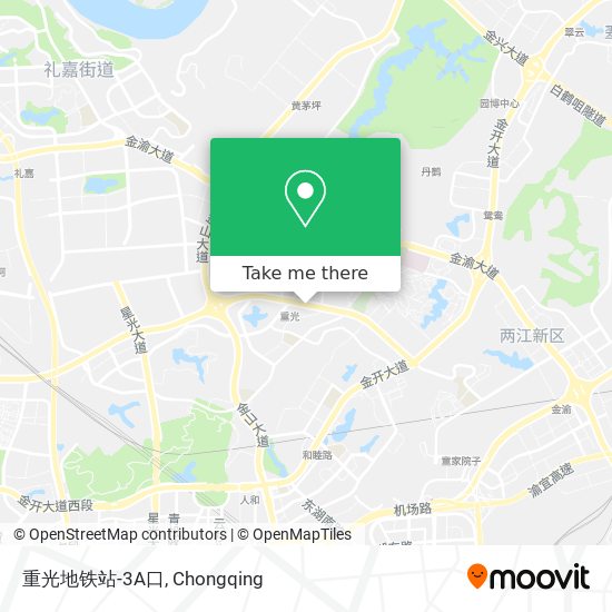 重光地铁站-3A口 map