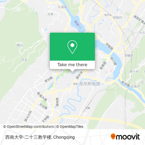 西南大学-二十三教学楼 map
